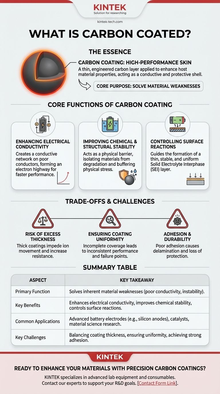 탄소 코팅이란 무엇인가요? 재료의 성능을 한 단계 높이세요 시각적 가이드