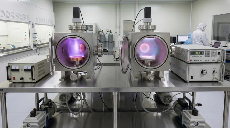 DC 스퍼터링과 RF 스퍼터링의 차이점은 무엇인가요? 재료에 적합한 기술을 선택하세요