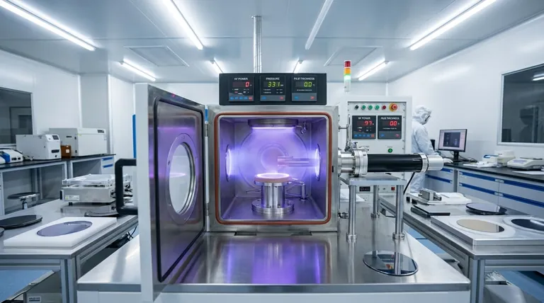 لماذا غالباً ما يستخدم الرش المغناطيسي بتردد الراديو (RF Sputtering) لترسيب أغشية الأكسيد؟ تحقيق جودة فائقة للفيلم العازل