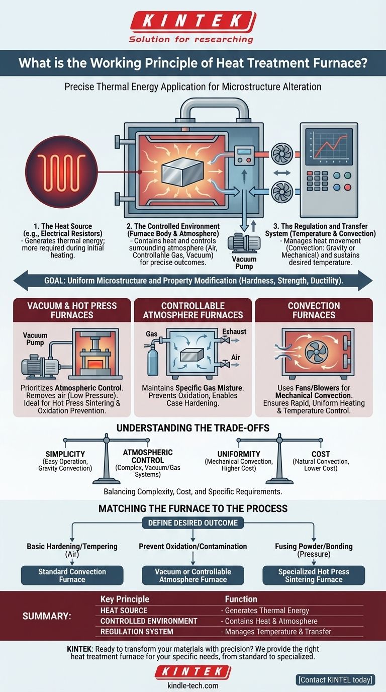What is the working principle of heat treatment furnace? A Guide to Controlled Material Transformation Visual Guide