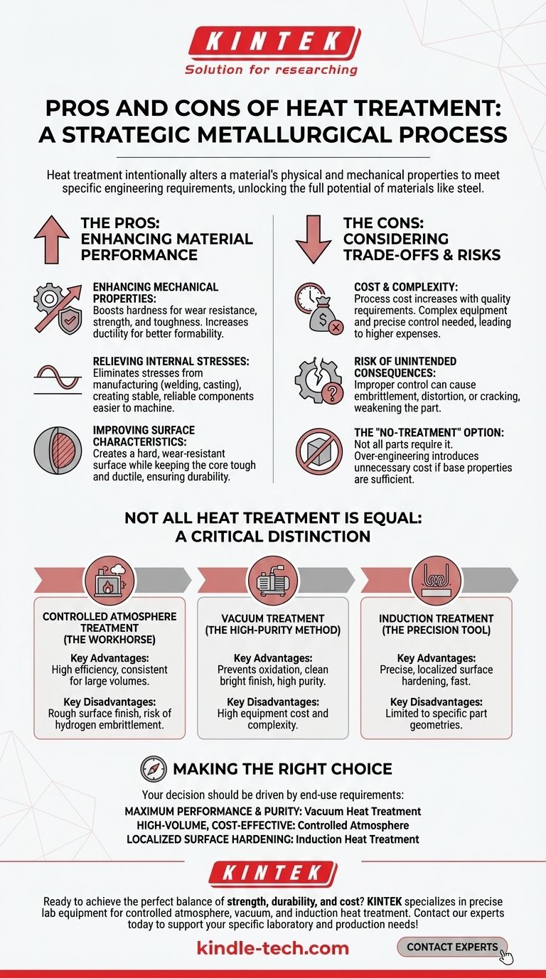 熱処理の長所と短所とは？材料性能向上ガイド ビジュアルガイド