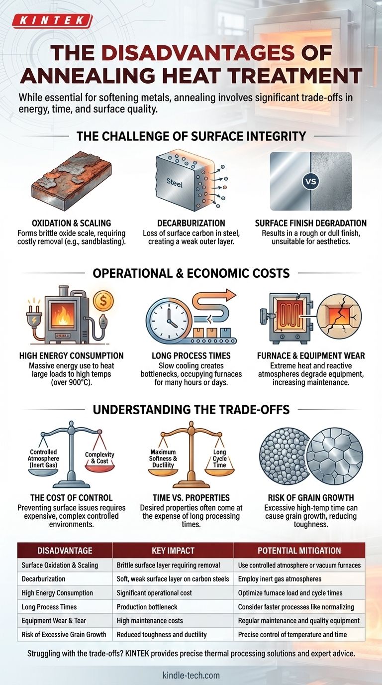 ¿Cuáles son las desventajas del tratamiento térmico de recocido? Gestionando las compensaciones del ablandamiento de los metales Guía Visual