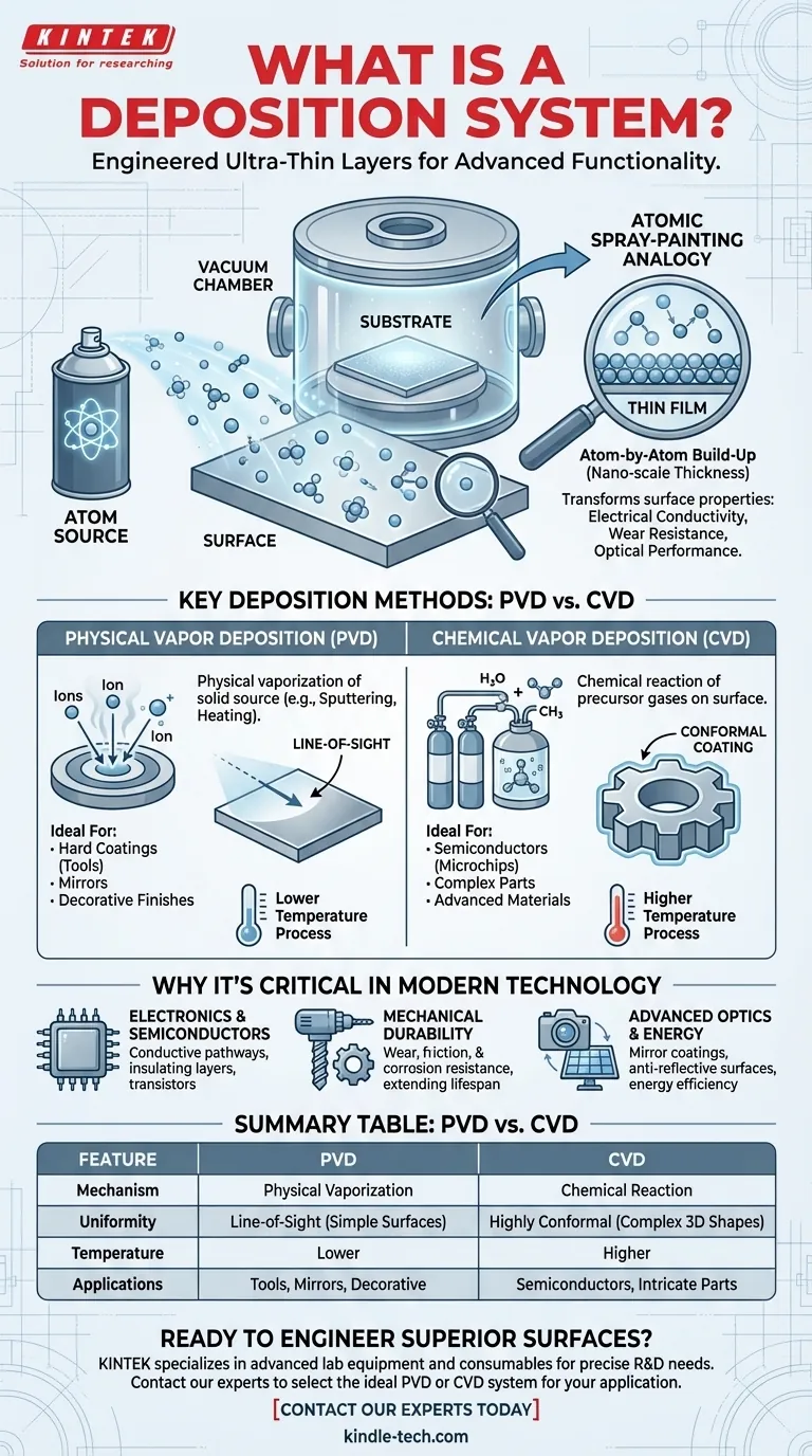 ما هو نظام الترسيب؟ المحرك وراء الإلكترونيات الحديثة والمواد المتقدمة دليل مرئي