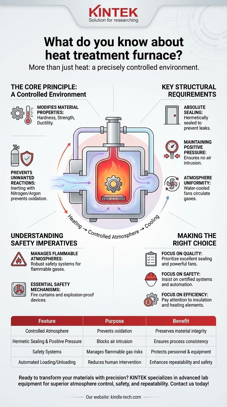 Que savez-vous sur les fours de traitement thermique ? Maîtrisez la transformation des matériaux avec un contrôle de précision Guide Visuel