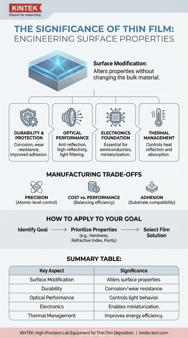 薄膜技术的重要性是什么？解锁现代技术先进的表面特性 图解指南