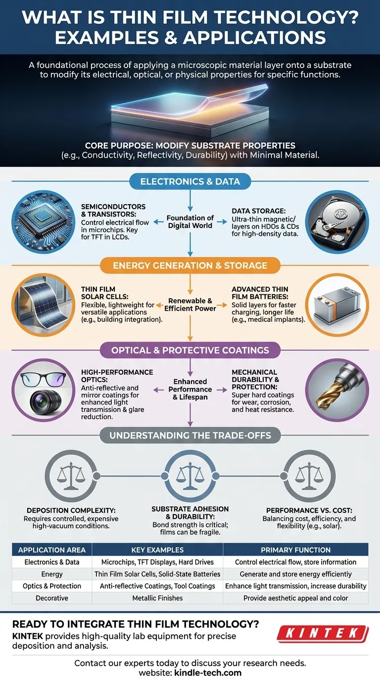 Quali sono gli esempi della tecnologia a film sottile? Dai microchip ai pannelli solari e oltre Guida Visiva