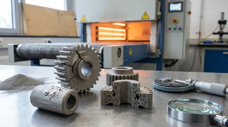 Quali sono i difetti del metallo sinterizzato? Comprendere porosità, cricche e distorsioni