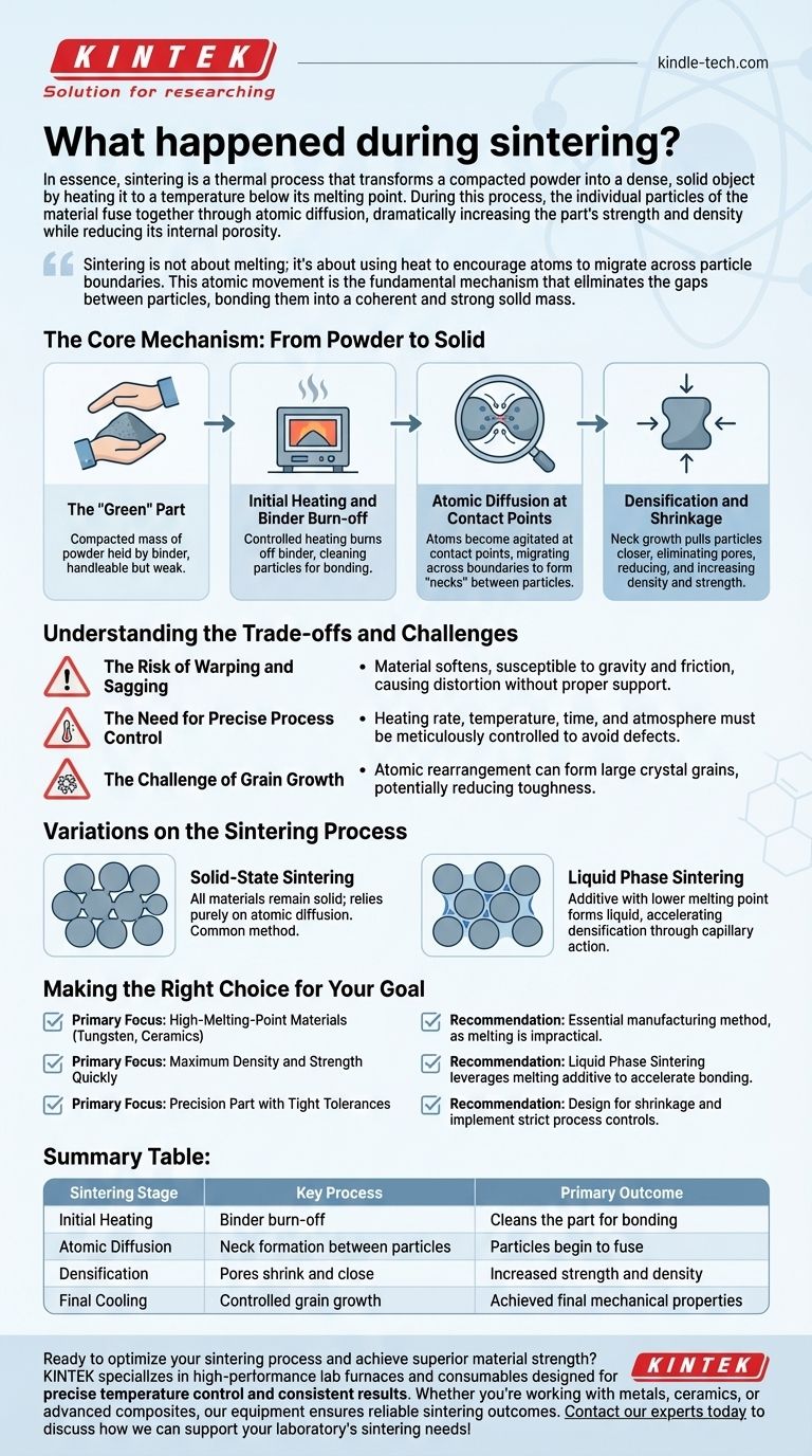 烧结过程中发生了什么？揭秘粉末到固体的转变 图解指南