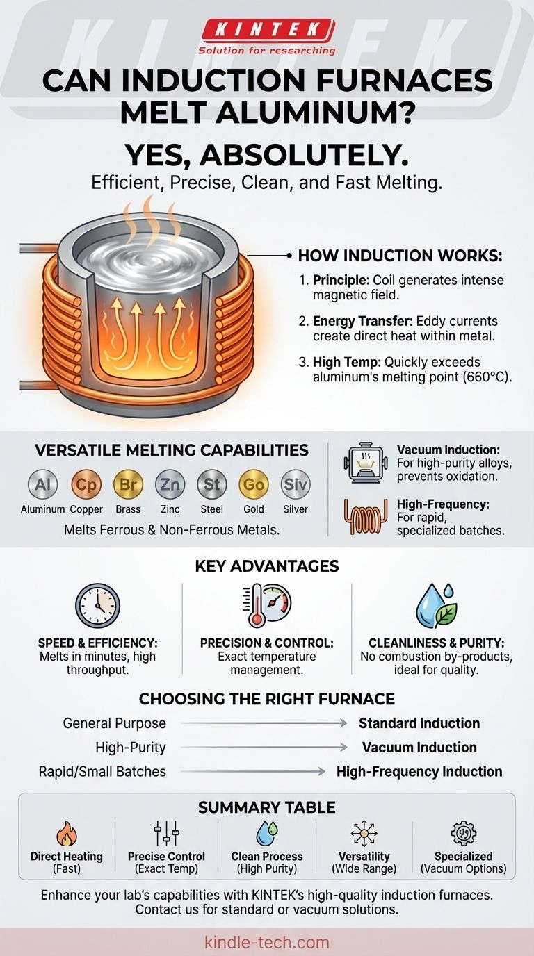 Can induction furnace melt aluminum? Achieve Fast, Clean Melting for Your Lab Visual Guide