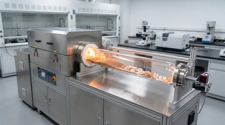 Qual é o propósito de um forno rotativo? Obtenha Uniformidade de Aquecimento Inigualável para Pós e Peças