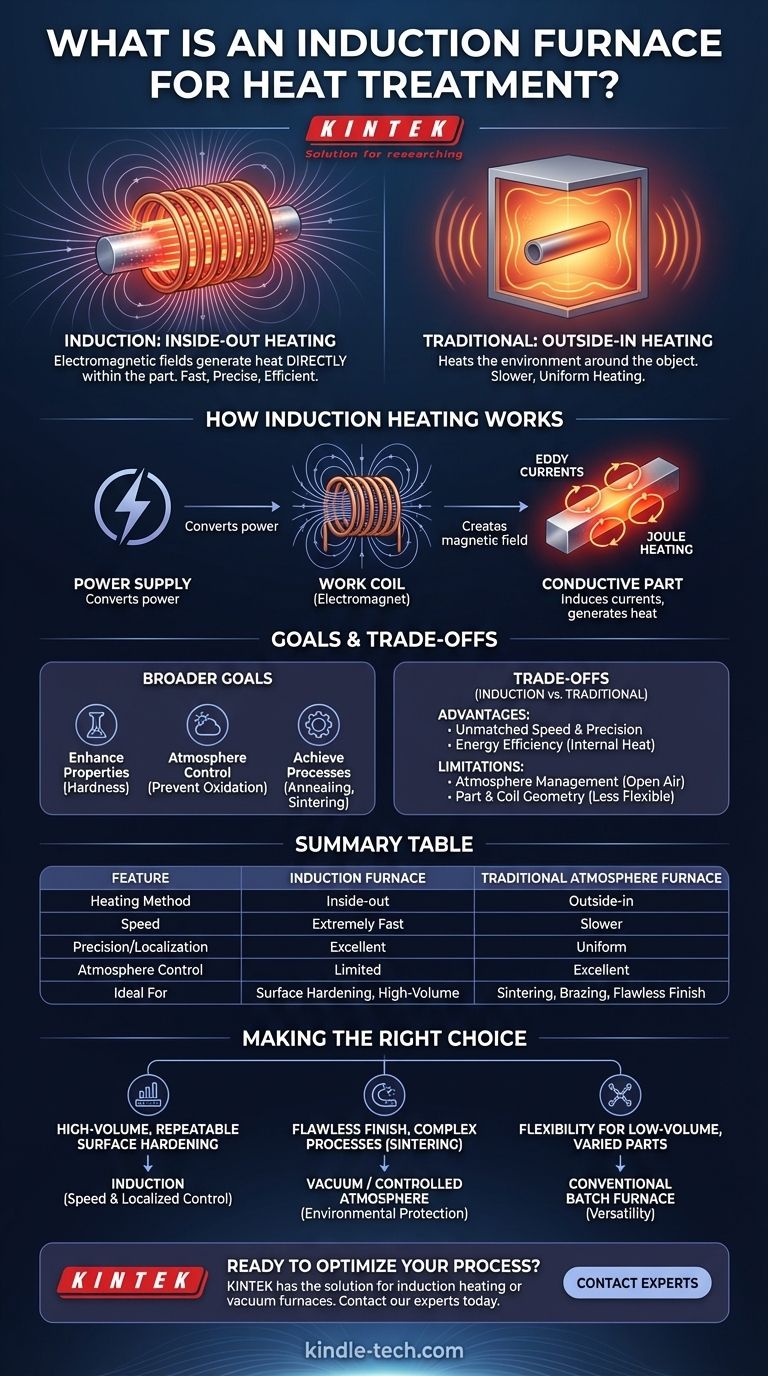 What is an induction furnace for heat treatment? Achieve Unmatched Speed and Precision in Metal Processing Visual Guide