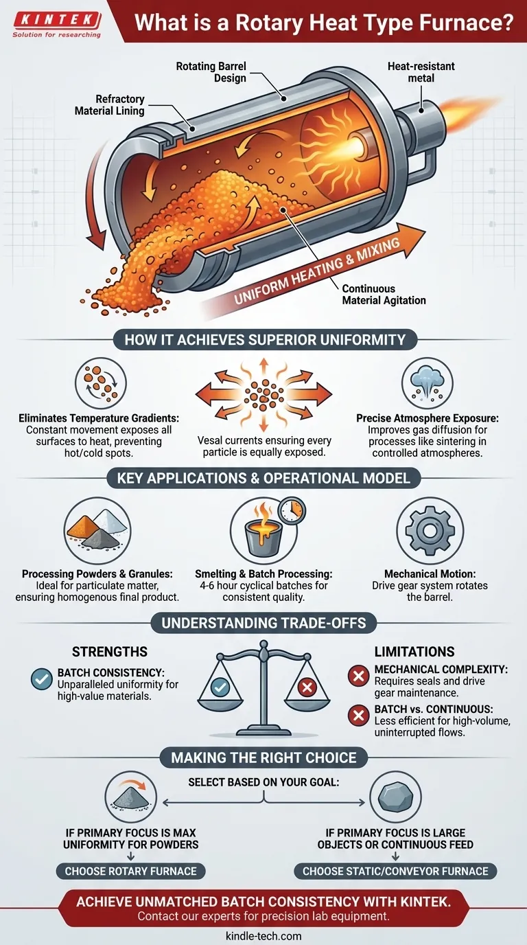 Cos'è un forno rotante a riscaldamento? La Guida Definitiva al Riscaldamento e alla Miscelazione Uniforme Guida Visiva