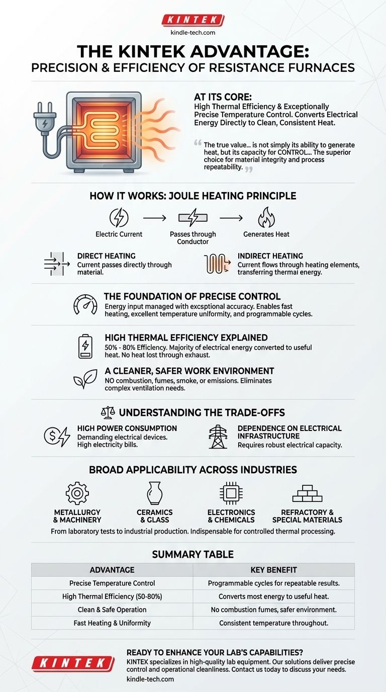 What is the advantage of resistance furnace? Achieve Superior Control and Cleanliness Visual Guide