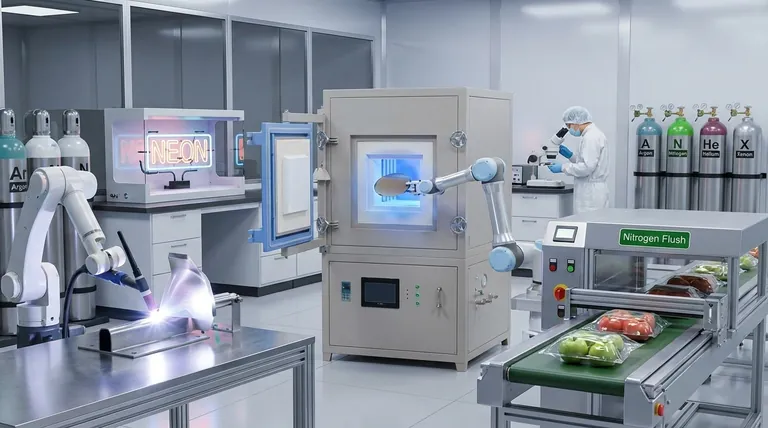 Quais são as aplicações importantes dos gases inertes? Usos Essenciais da Soldagem à Preservação de Alimentos