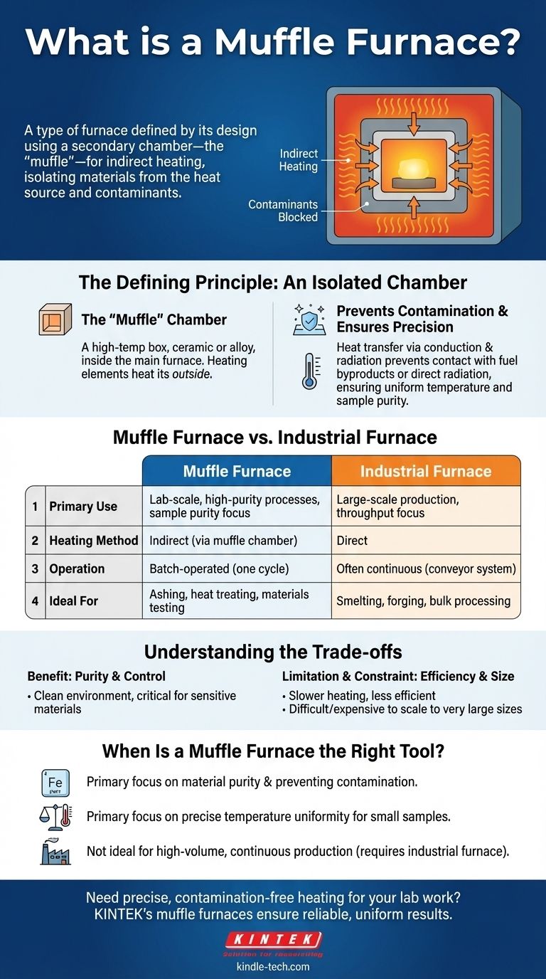 머플로(Muffle Furnace)는 어떤 종류의 용광로인가요? 고순도, 오염 없는 가열을 위한 가이드 시각적 가이드
