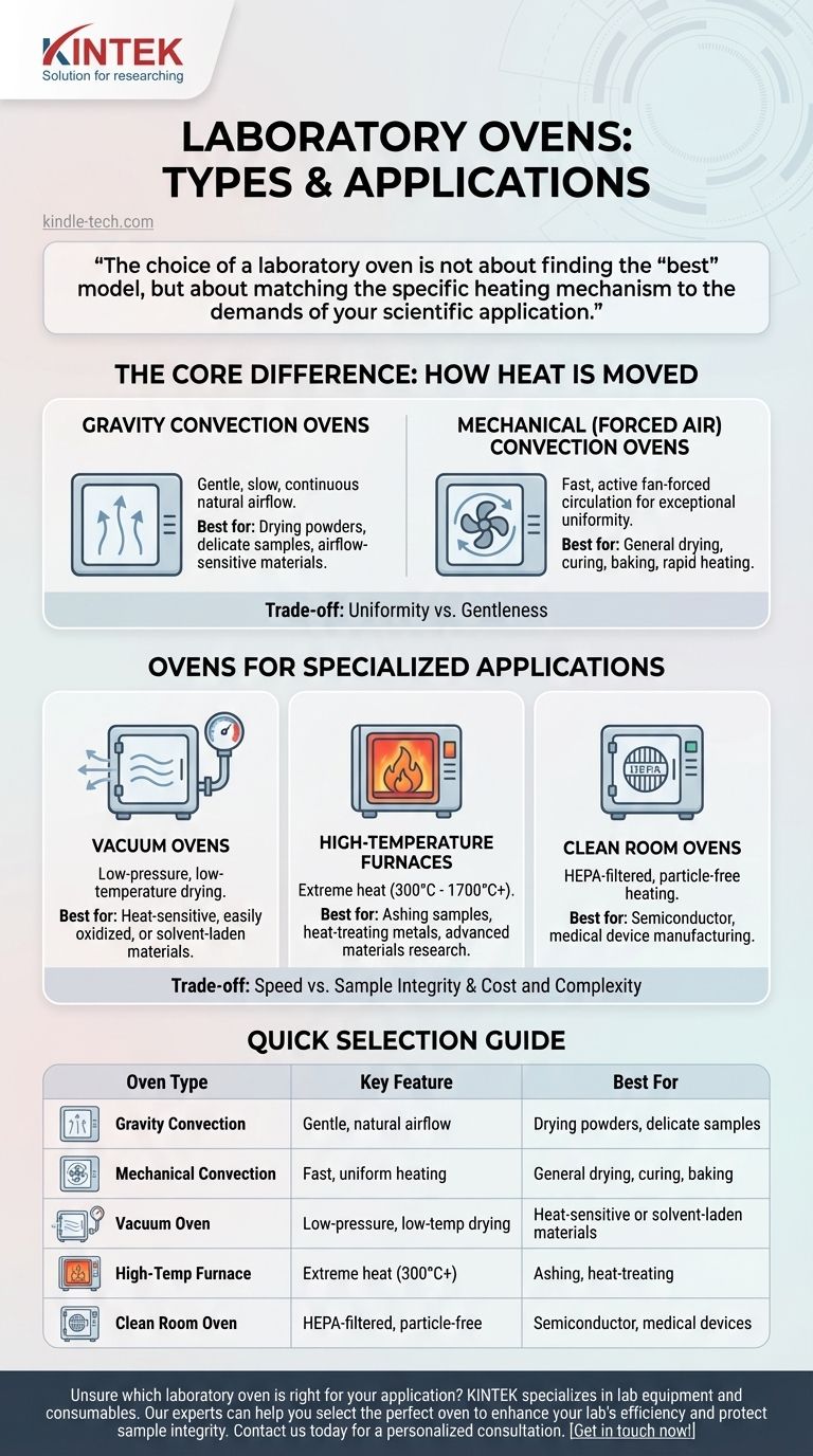 ما هي أنواع الأفران المستخدمة في المختبر؟ اختر حل التسخين المناسب لمختبرك دليل مرئي