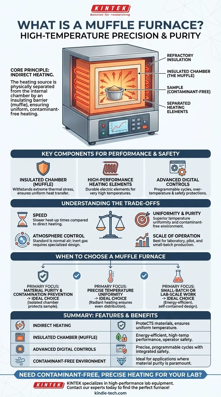 ¿Qué es un horno mufla? La herramienta definitiva para el calentamiento preciso y libre de contaminantes Guía Visual