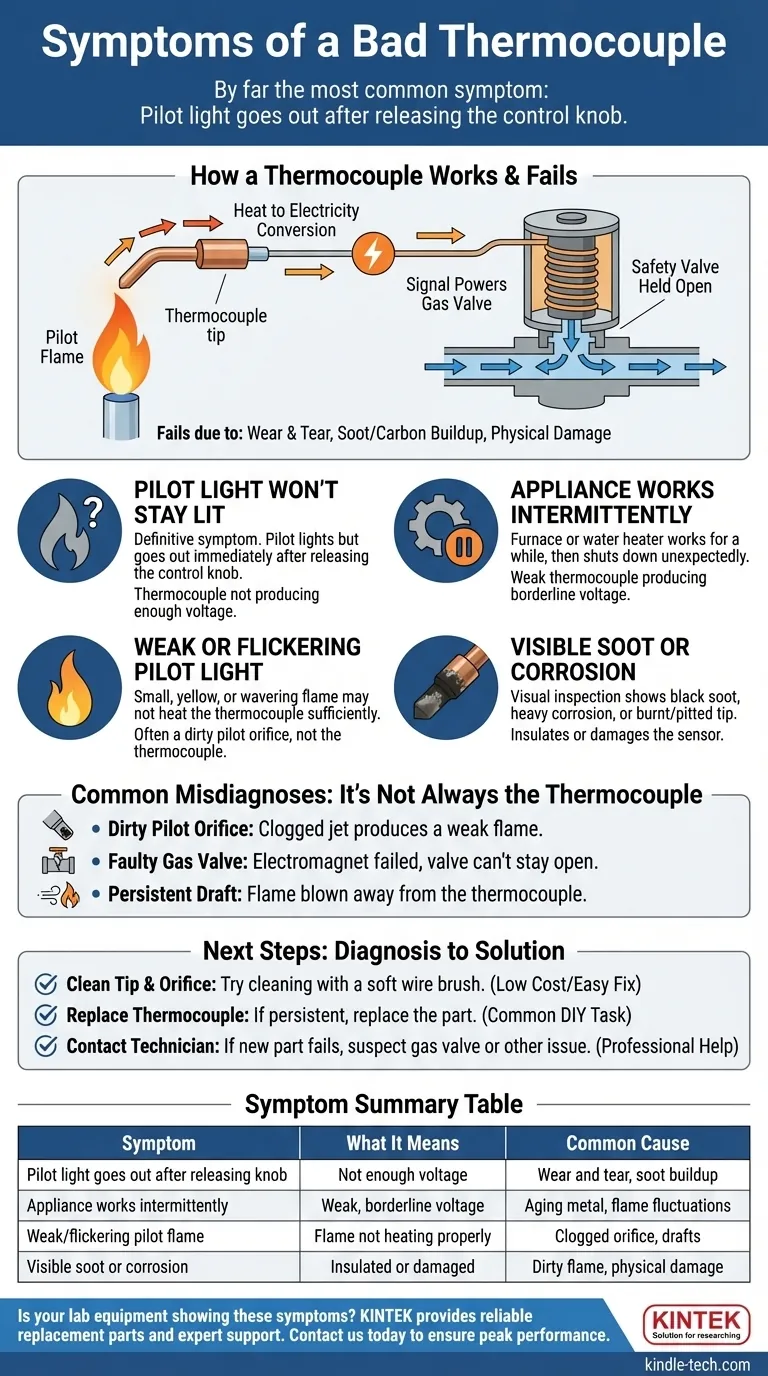 Was sind die Symptome eines defekten Thermoelements? Diagnose einer Zündflamme, die nicht brennt Visuelle Anleitung