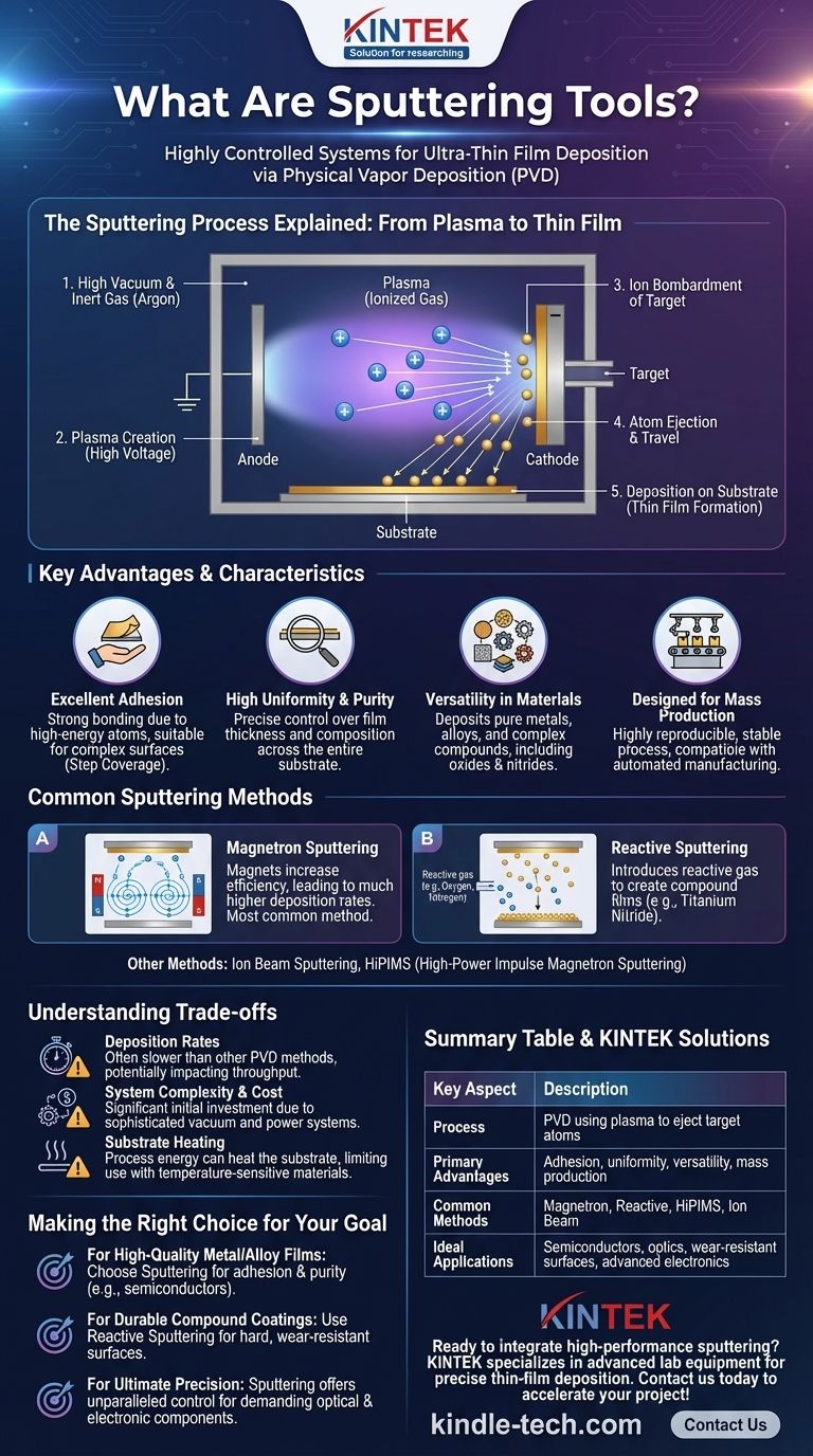 What are sputtering tools? Essential Systems for High-Quality Thin Film Deposition Visual Guide