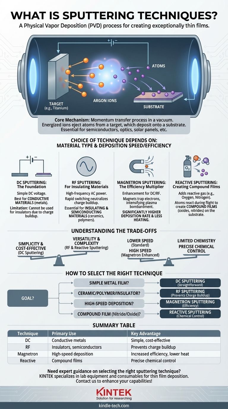 What is sputtering techniques? A Guide to Thin Film Deposition Methods Visual Guide