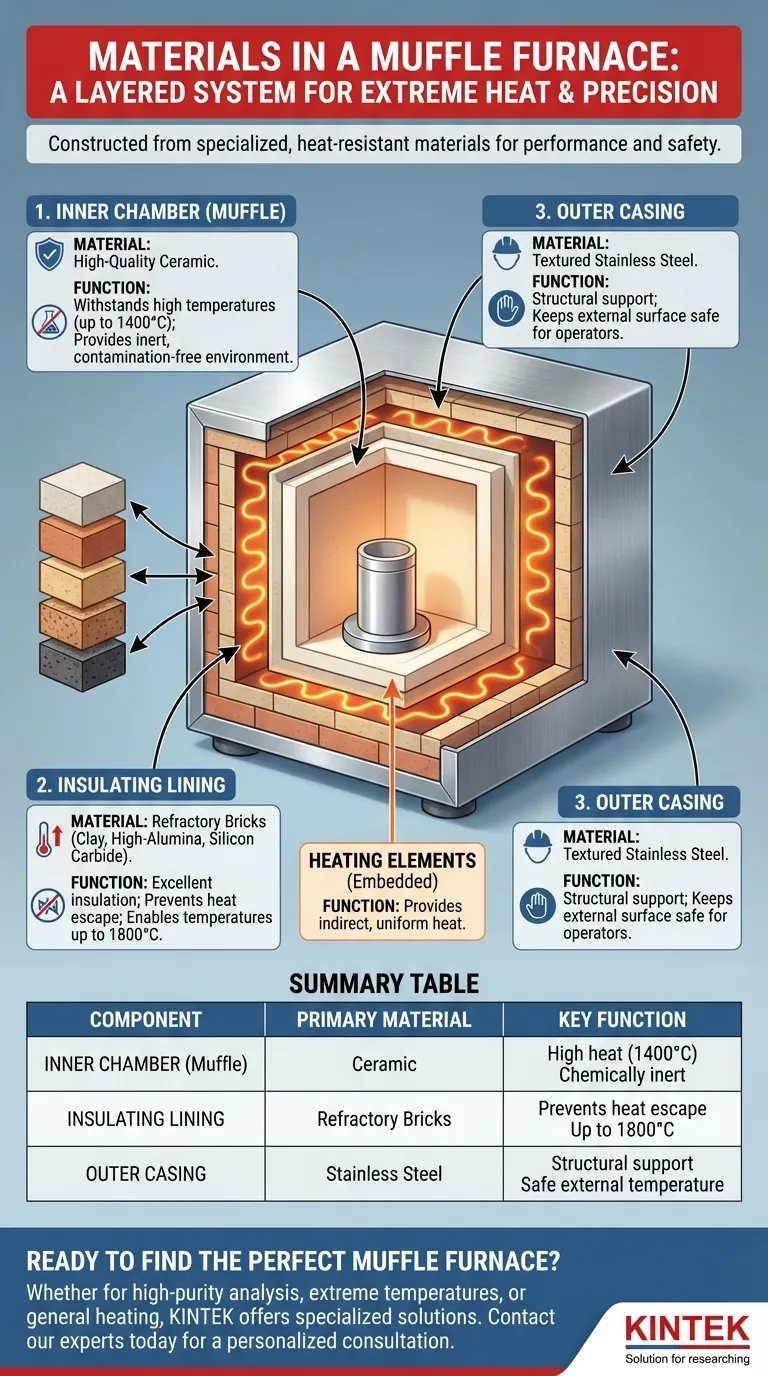 What is the material used in muffle furnace? Discover the Heat-Resistant Layers Inside Visual Guide