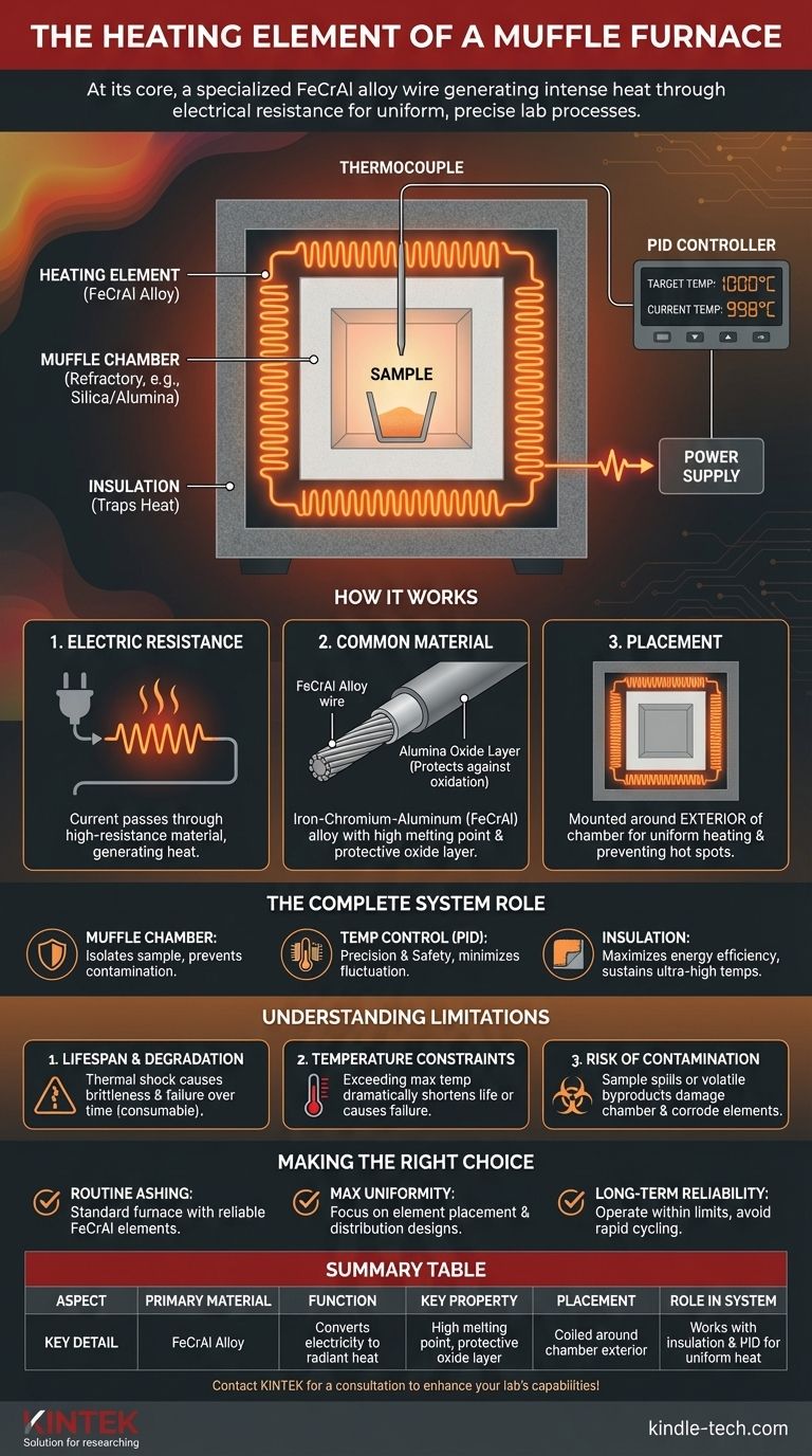 ¿Cuál es el elemento calefactor de un horno de mufla? El motor para la precisión a alta temperatura Guía Visual