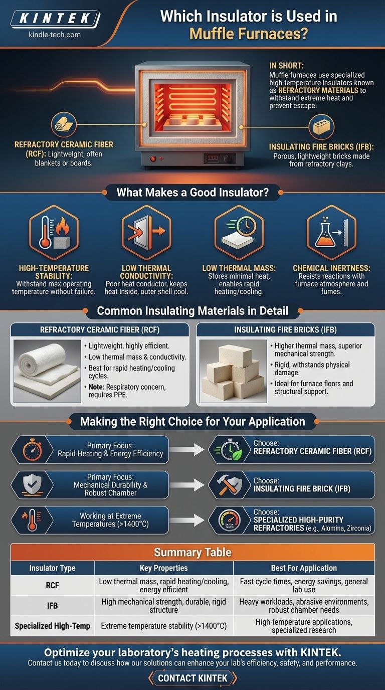 Какой изолятор используется в муфельной печи? Выберите подходящий огнеупорный материал для ваших тепловых нужд Визуальное руководство