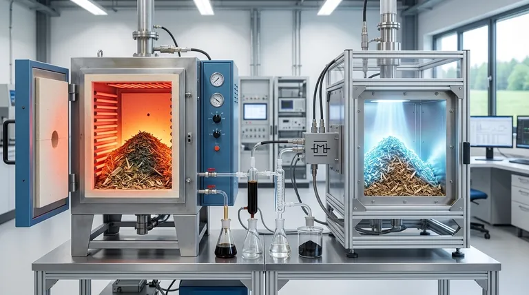 Was ist der Unterschied zwischen konventioneller und Mikrowellenpyrolyse? Entsperren Sie eine schnellere, effizientere Erwärmung