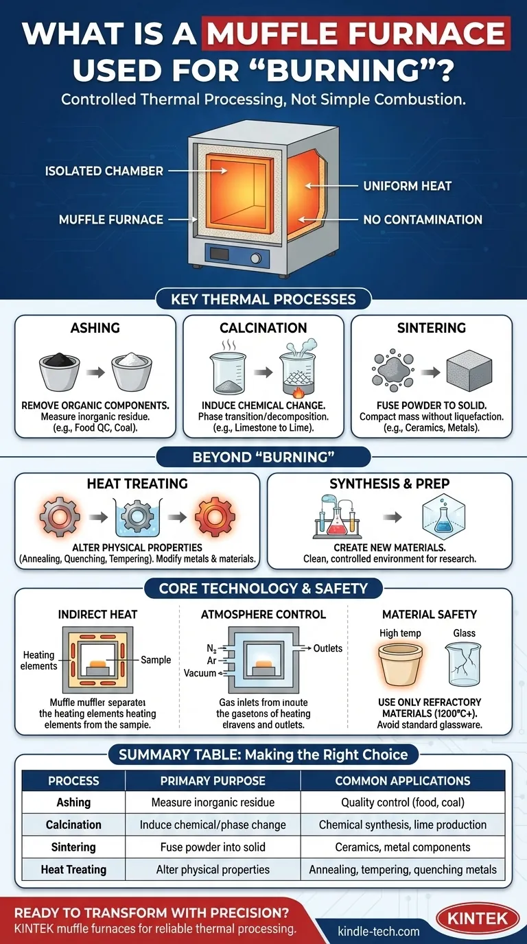 Wofür wird ein Muffelofen zum „Brennen“ verwendet? Beherrschung kontrollierter thermischer Prozesse Visuelle Anleitung