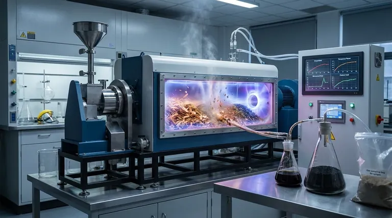 O que é pirólise com aquecimento por micro-ondas? Um Caminho Mais Rápido e Eficiente para Bio-óleo e Gás de Síntese