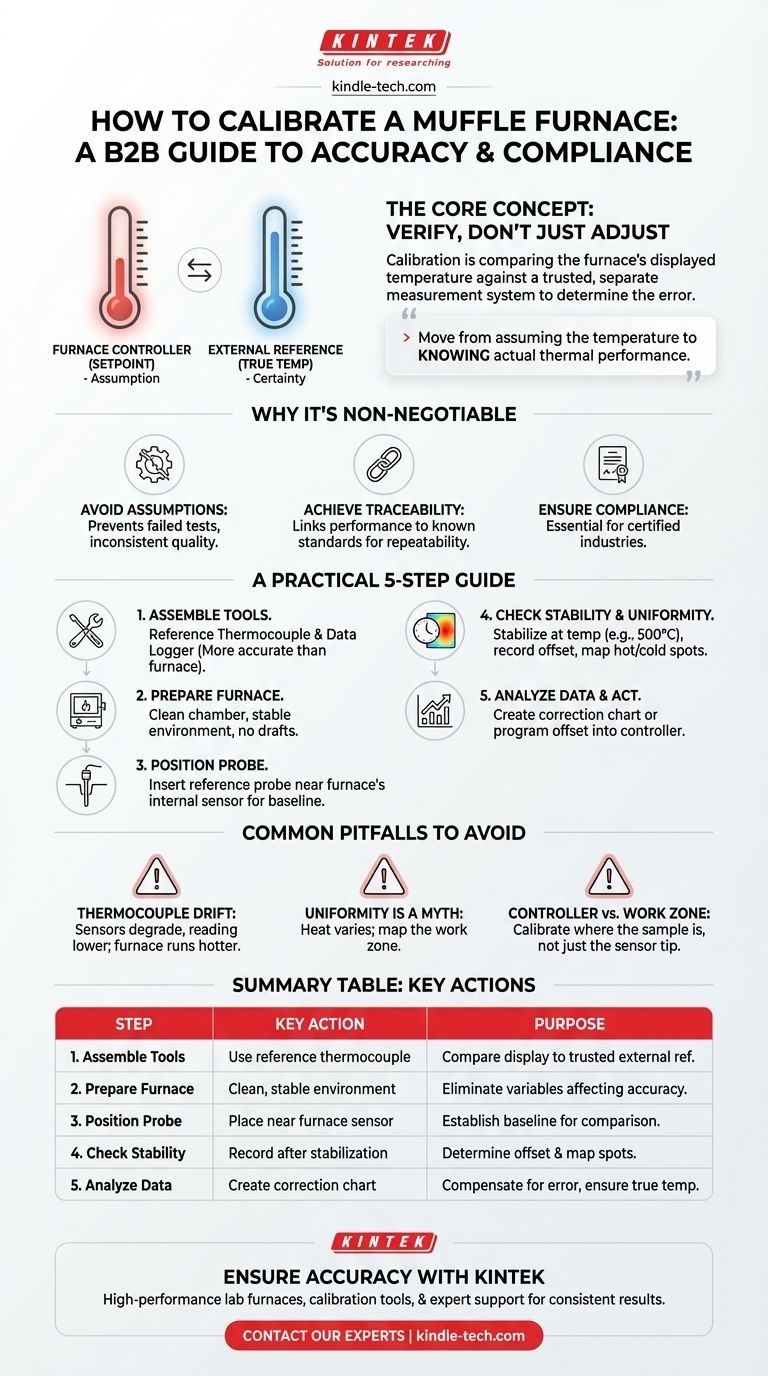 Как калибровать муфельную печь? Добейтесь точного контроля температуры для вашей лаборатории Визуальное руководство