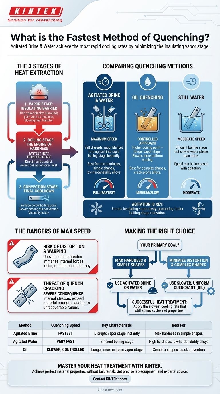 ما هي أسرع طريقة للتبريد؟ حقق أقصى صلابة باستخدام المحلول الملحي المحرك دليل مرئي