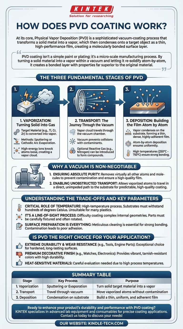 How does PVD coating work? A Deep Dive into the Vacuum Deposition Process Visual Guide