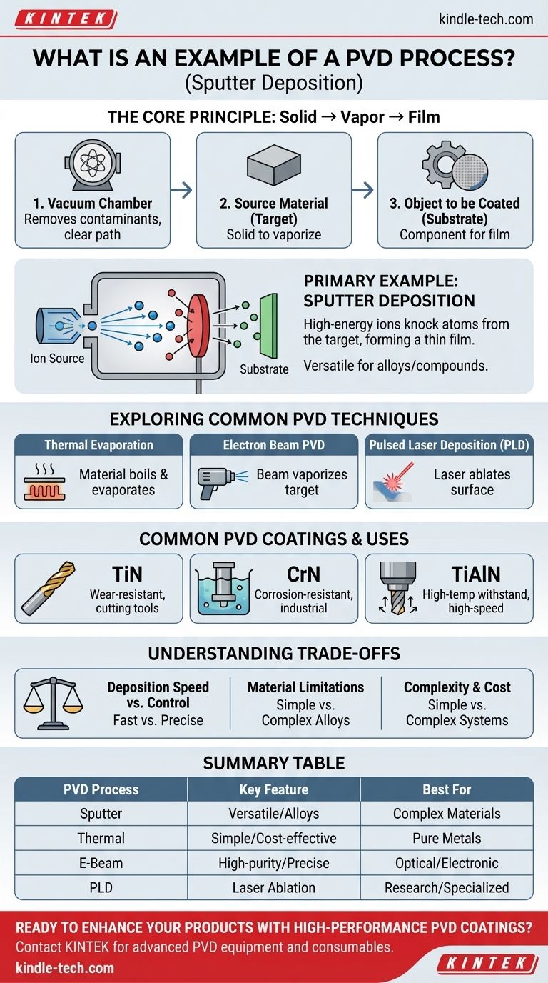 Какой пример процесса PVD? Напыление для нанесения высокоэффективных покрытий Визуальное руководство