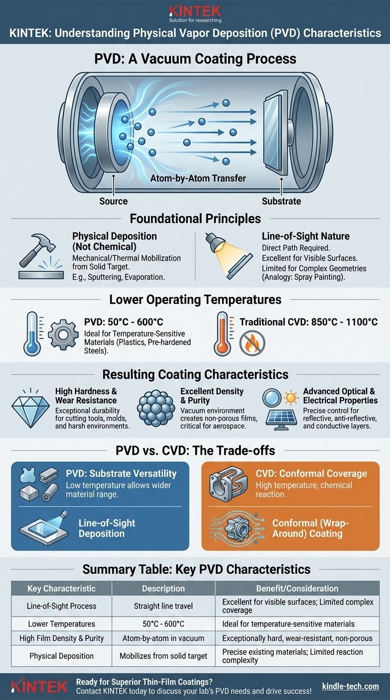 What are the characteristics of physical Vapour deposition? A Guide to Precision Thin-Film Coatings Visual Guide