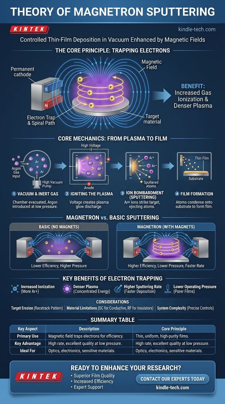 ما هي نظرية الرش بالماغنيترون؟ دليل لترسيب الأغشية الرقيقة عالية الكفاءة دليل مرئي