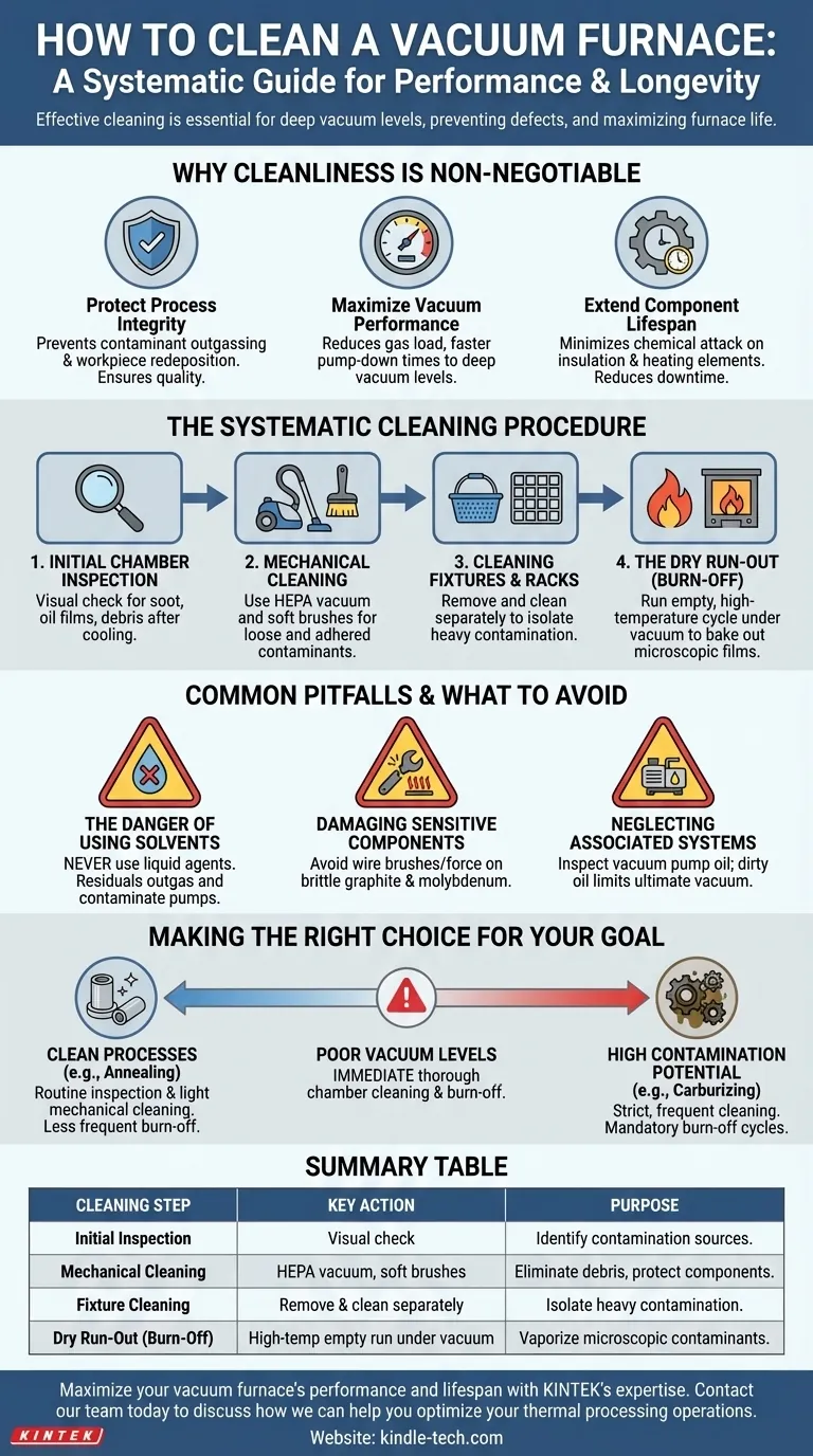 Как чистить вакуумную печь? Пошаговое руководство по предотвращению загрязнения и обеспечению целостности процесса Визуальное руководство