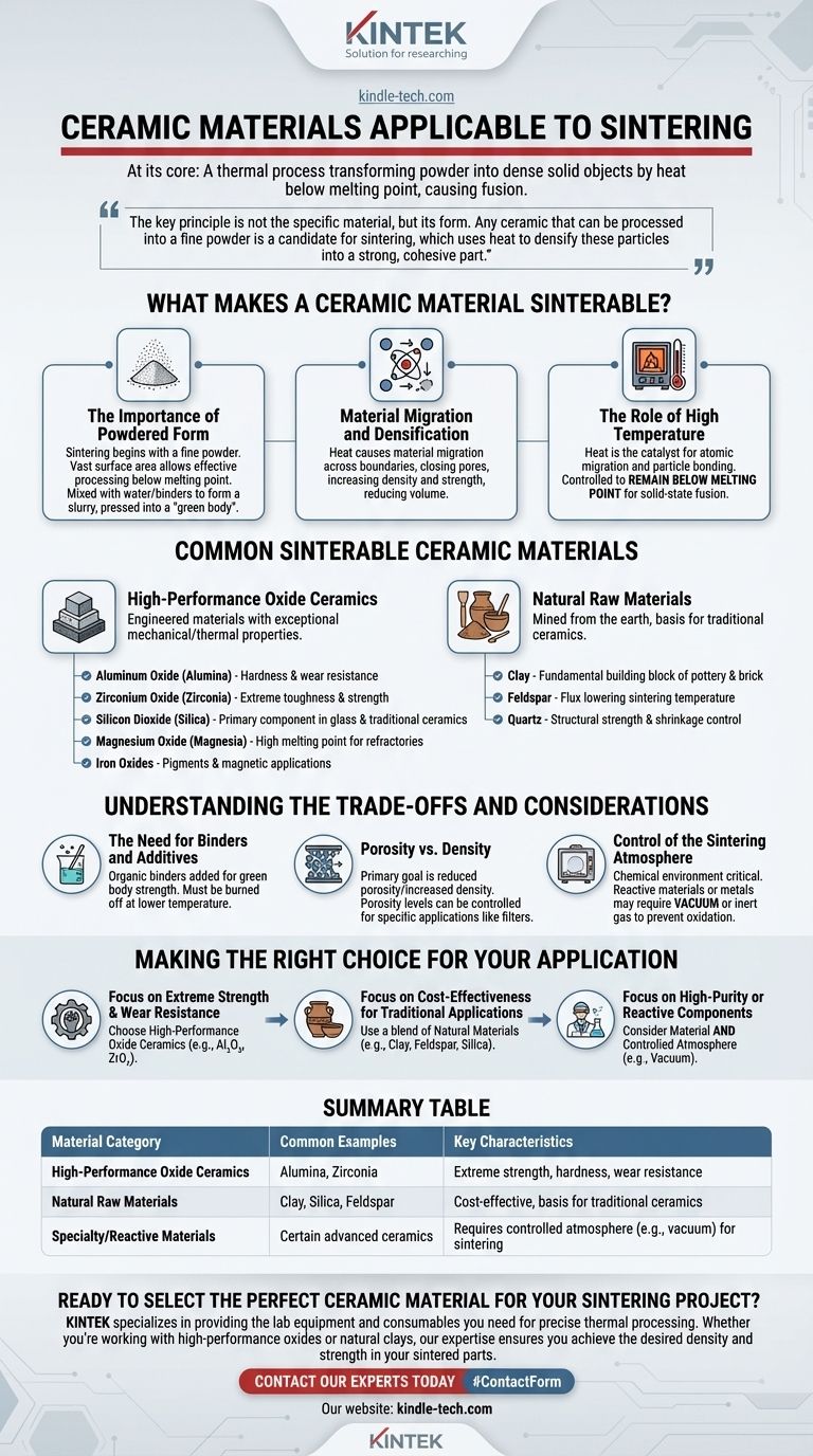 ما هي المواد الخزفية القابلة للتلبيد؟ دليل لاختيار المادة المناسبة دليل مرئي