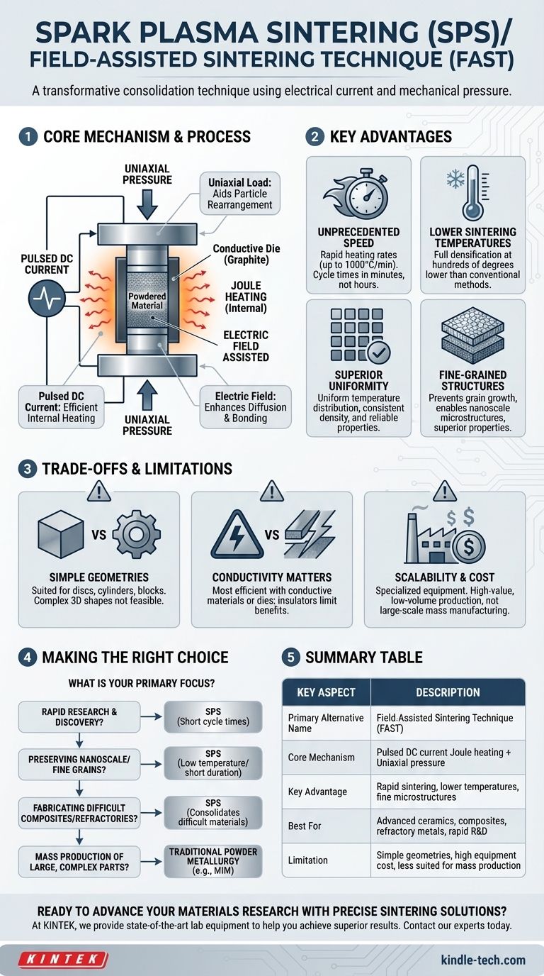 ماذا يسمى التلبيد بالبلازما الشرارية أيضًا؟ إطلاق العنان لـ FAST للمواد المتقدمة دليل مرئي