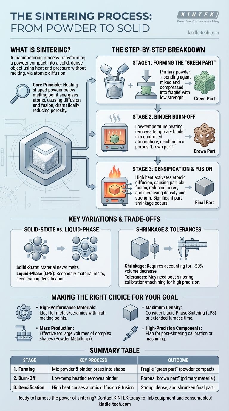 소결 공정이란 무엇인가요? 분말 재료를 이용한 제조 가이드 시각적 가이드