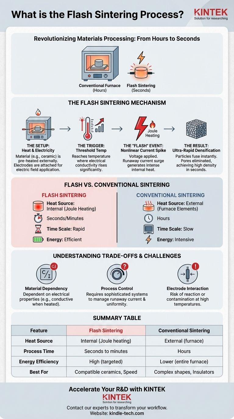 ما هي عملية التلبيد الومضي؟ أحدث ثورة في معالجة المواد الخاصة بك في ثوانٍ دليل مرئي