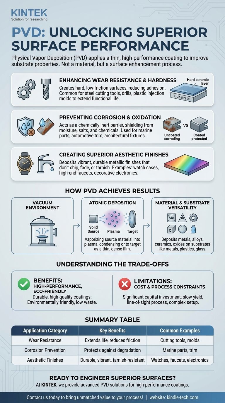 What is the application of PVD? Enhance Durability and Performance with Advanced Coatings Visual Guide