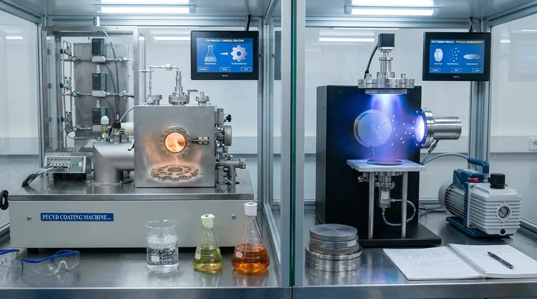 CVD와 스퍼터링의 차이점은 무엇입니까? 올바른 박막 증착 방법 선택하기
