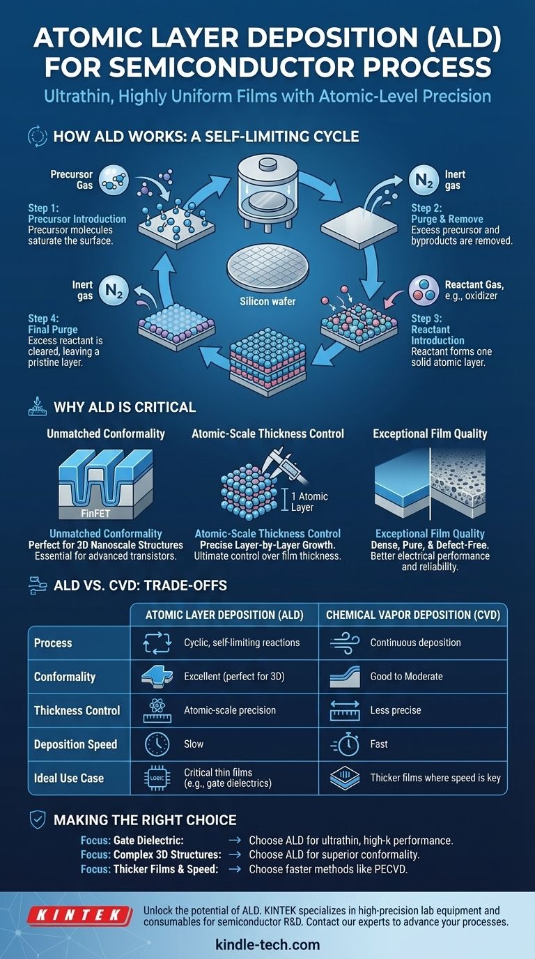 Qu'est-ce que l'ALD pour le processus de fabrication des semi-conducteurs ? La clé de la précision au niveau atomique dans la fabrication des puces Guide Visuel