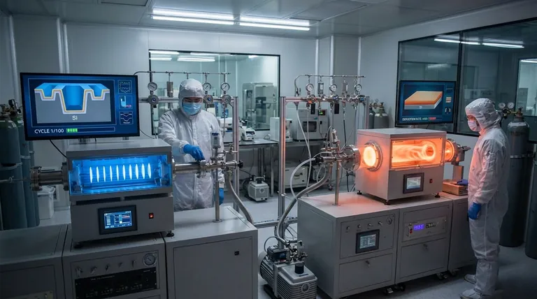 ¿Cuál es la principal diferencia entre ALD y CVD? Precisión vs. Velocidad en la Deposición de Películas Delgadas