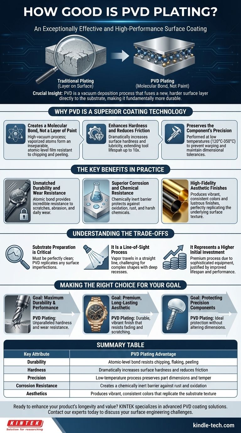 Wie gut ist die PVD-Beschichtung? Erschließen Sie überragende Haltbarkeit und Leistung Visuelle Anleitung