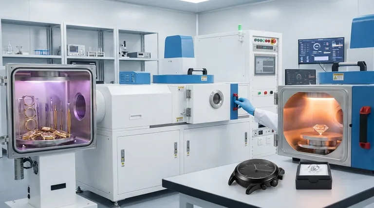 Cosa sono i diamanti PVD? Comprendere la differenza tra rivestimento e crescita