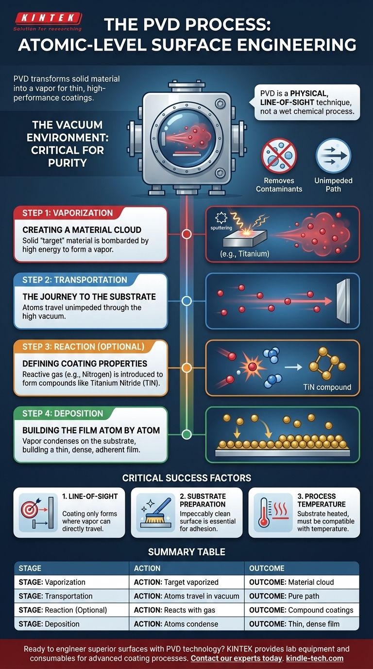 Was ist der Prozess der PVD-Veredelung? Eine Schritt-für-Schritt-Anleitung für langlebige, hochleistungsfähige Beschichtungen Visuelle Anleitung