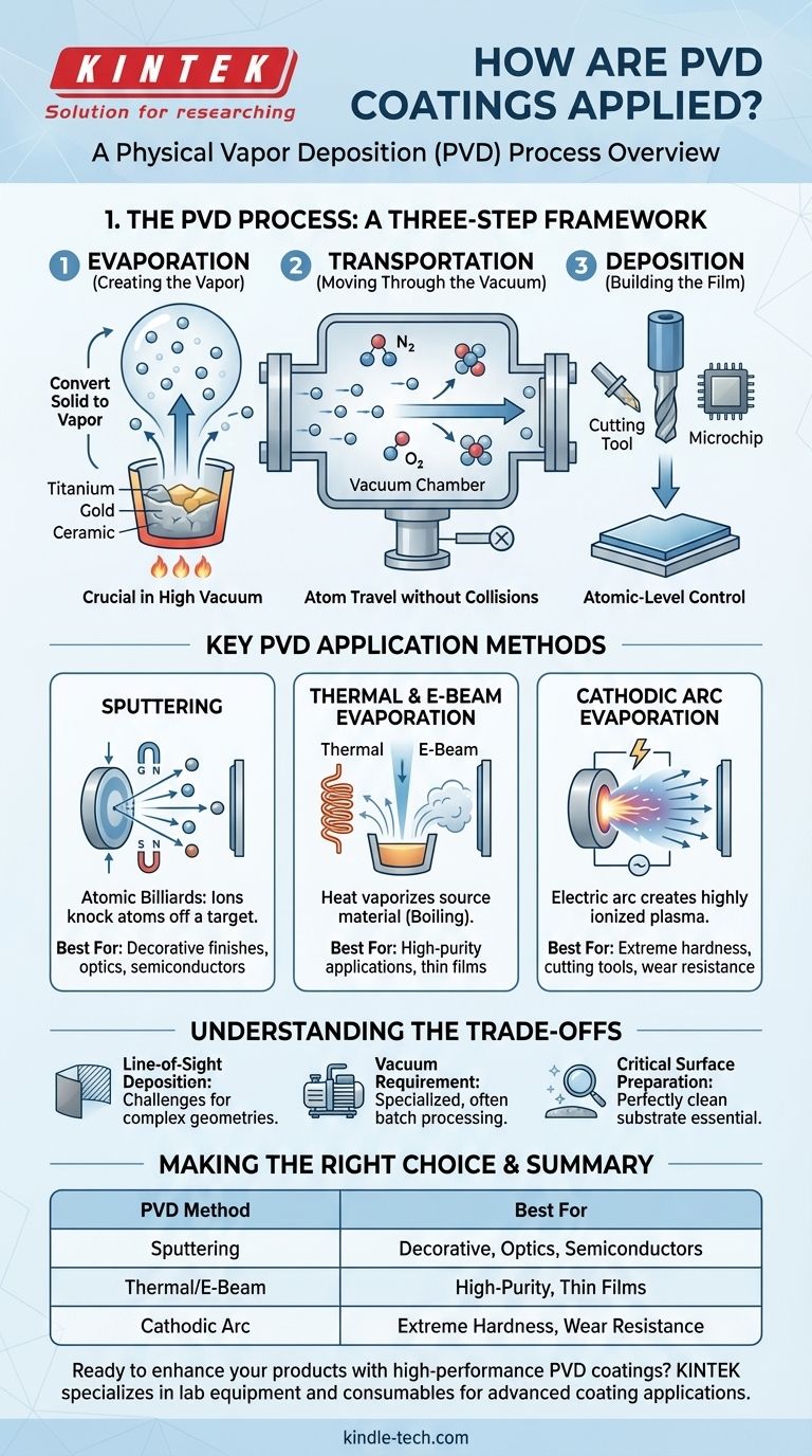How are PVD coatings applied? A Step-by-Step Guide to the PVD Process Visual Guide
