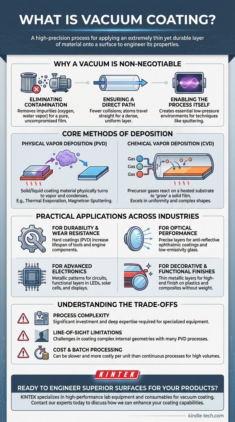 真空コーティングの用途とは？製品の優れた表面特性を設計する ビジュアルガイド